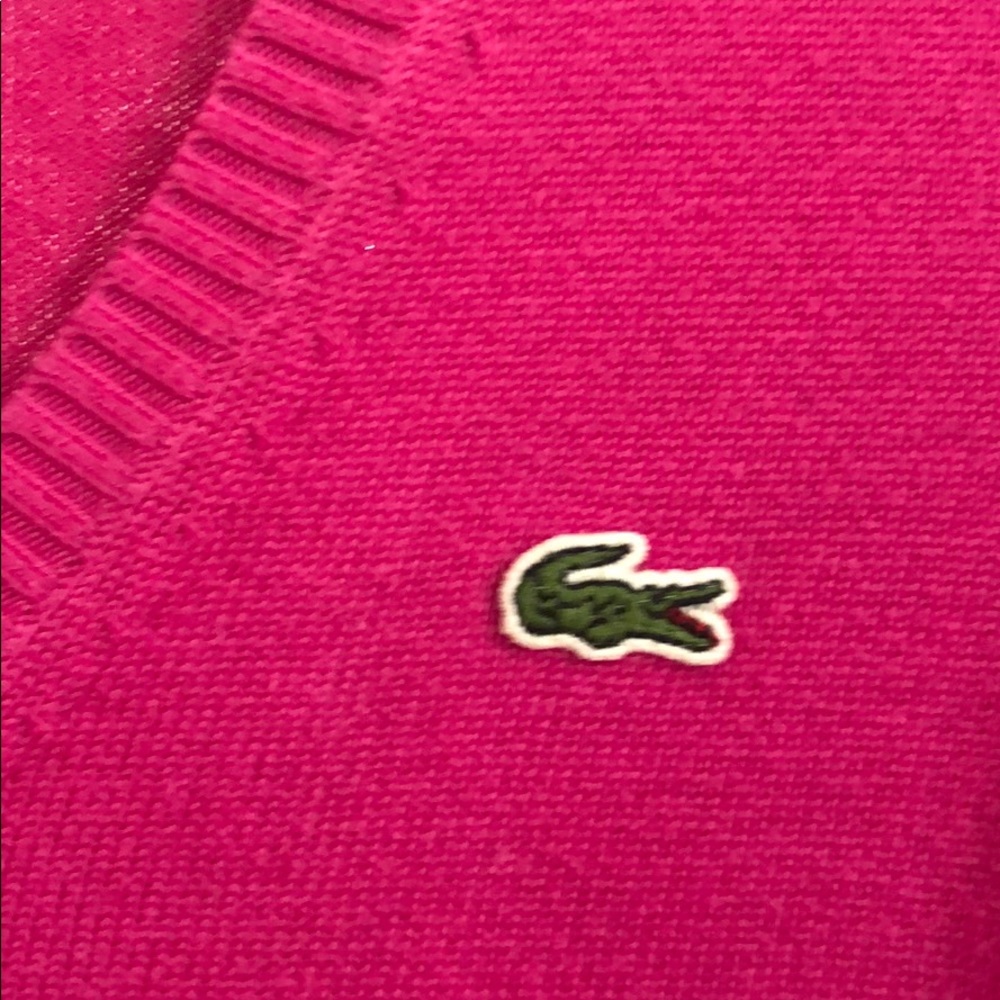 Lacoste v-neck sweater
